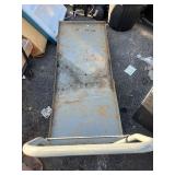 Little Giant Industrial Commercial Push Cart - Heavy Duty Casters - Grey W/ Lip - Comes as Pictured - Rolls Great - Roughly 3’ x 5’