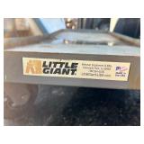 Little Giant Industrial Commercial Push Cart - Heavy Duty Casters - Grey W/ Lip - Comes as Pictured - Rolls Great - Roughly 3’ x 5’
