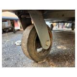 Little Giant Industrial Commercial Push Cart - Heavy Duty Casters - Grey W/ Lip - Comes as Pictured - Rolls Great - Roughly 3’ x 5’