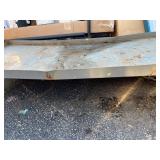 Little Giant Industrial Commercial Push Cart - Heavy Duty Casters - Grey W/ Lip - Comes as Pictured - Rolls Great - Roughly 3’ x 5’