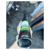 1-5/8 in. X 6 ft. Black Galvanized Steel Chain Link Fence Post