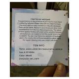 Trish Large Rectangle Metal Mirror FRAME - Elegant Brass Frame for Stylish Home Décor and Space Enhancement - no mirror see images *Retails $500*