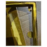Trish Large Rectangle Metal Mirror FRAME - Elegant Brass Frame for Stylish Home Décor and Space Enhancement - no mirror see images *Retails $500*