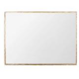 Trish Large Rectangle Metal Mirror FRAME - Elegant Brass Frame for Stylish Home Décor and Space Enhancement - no mirror see images *Retails $500*