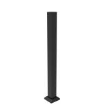 Fortress Fe26 Iron Post 3"x45.5" , Black Sand Color - Professional quality - no base cover