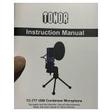 TONOR TC-777 Podcast Microphone, USB Computer Microphone, Cardioid Condenser Microphone