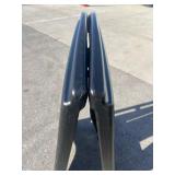 SmartSign Custom BigBoss Sidewalk Sign/A-Frame Sandwich Board for 36 x 24 inch signs, sign inserts sold separately, Thermoplastic, Black frame only - Wheels included *retails $125*