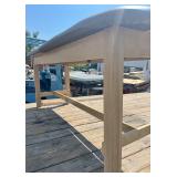 Classic Treatment Table w/ Adjustable Back. 27"W [Natural Finish] - Contains Shipping blemish see images - Professional Quality *Retails $565*