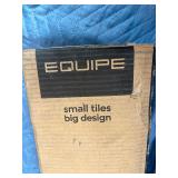 Box of 60pz Equipe Wall Tile - Beautiful Hangi White Sq Tiles Made in Spain - 10x10cm