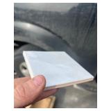 Box of 60pz Equipe Wall Tile - Beautiful Hangi White Sq Tiles Made in Spain - 10x10cm