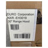 NXR Professional Ranges 30" Stainless Steel 800 CFM Under Cabinet Range Hood with Baffle Filter EH3019 *retails $429*