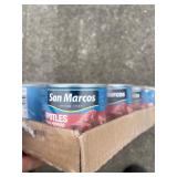 Case of 24/7.5oz San Marcos - DESDE 1957. CHIPOTLES - CHIPOTLES PEPPERS IN ADOBO SAUCE - Great for Salsa Making *Retails $60*