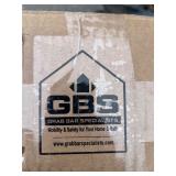 GBS White Phenolic Rectangular Fold Down Shower Seat