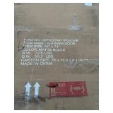 54 in. W x 71 in. H Pivot Swing Sliding Semi-Frameless Shower Door in Matte Black Finish with Tempered Glass *Retails $435*