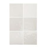 Box of 60pz Equipe Wall Tile - Beautiful Hangi White Sq Tiles Made in Spain - 10x10cm