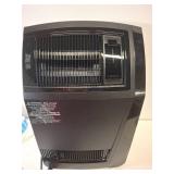Lasko 1500W Cyclonic Ceramic Console Electric Space Heater with Timer  CC24925  Black - Damage