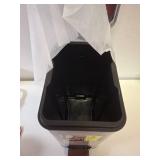 Better Homes & Gardens Bedroom / Office Trash Can, 2.6 Gallon Small Stainless Steel Step Garbage Bucket Bin with Soft Close Lid, Silver