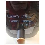Beautiful 19038 6 Qt Air Fryer with TurboCrisp Technology and Touch-Activated Display, Black Sesame - Damage