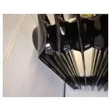 Mainstays Mechanical Oil Filled Electric Radiator Space Heater  Black  New  WSH07O2ABB