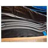 Sportspower Bounce Pro 10ft Round Trampoline with Safety-Enclosure in Blue and Silver