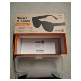 WeariQ Bluetooth Smart Glasses â Matte Black Audio Sunglasses â Blue Polarized Lenses, Open-Ear Speaker, 10-Hour Playtime, Hands-Free Calls, Voice AssistantHands-Free Calls & Music