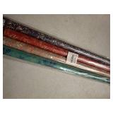 RUSPEPA Christmas Kraft Wrapping Paper - Reindeer, Berry Leaf and Text Design - 4 Rolls - 30 inches x 10 feet per Roll