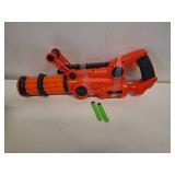 Adventure Force Lancer Pump-Action Manual Gatling Blaster, Rotating Barrel, Slamfire Power, 10 Waffle Tip Darts Compatible with Most Standard Full-Length NERF Elite and XShot Dart