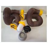 Camco Revolution 360 20-Foot Heavy-Duty Camper/RV Sewer Hose Kit | HTS Vinyl Multicolor (39628)