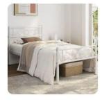 YAHEETECH WHITE TWIN BED