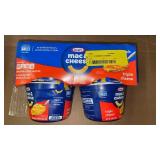 Kraft Triple Cheese Mac N Cheese Easy Microwavable Dinner  4 ct Pack  2.05 oz Cups  Shelf-Stable