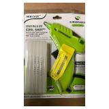 Surebonder 10W Ultra Low Temp Cool Shot Mini Glue Gun Kit with 12 Glue Sticks  Bonds Delicate Materials Like Paper  Fabric  Foam  Balloons - Clear