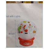 Christmas Glowing Decoration Ball Inflatable 39in Tall