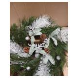 Christmas Wreath with Dear Head 2pk