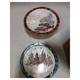 Sinmoe 400pcs Christmas Plates Cups Napkins and Plastic Silverware Set