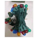 Christmas String Lights G15 Frosted Multicolor