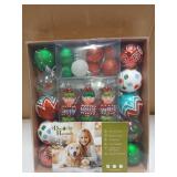 Decor by Hannah Shatterproof Christmas Ornament Set of 40