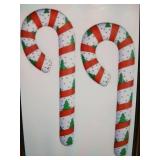 Jumbo Inflatable Candycanes 2pk