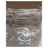Mini Christmas Burlap Bags 36pcs