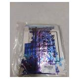 WovWeave Winter Birthday Party Wonderland Decorations 3.3 x 6.6ft Snowflake Tinsel Foil Fringe Curtain