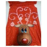 Girls Reindeer Dress Medium