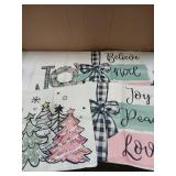 Christmas Throw Pillow Covers 18 x 18in 4pk