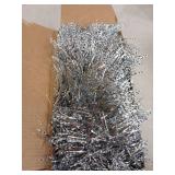 Silver Metallic Tinsel Garland 66