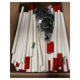 6 Pack 10 Ft Christmas Light Arch Outdoor LED String Lights Archway Decoration Reusable Xmas Arch Pathway Markers for Holiday Driveway Doorway Pathway Garden Lawn Yard Wedding Backdrop Decor(Colorful)