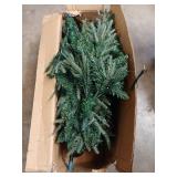 Full Size Pre-lit Artificial Christmas Tree (Exact Size Unknown)