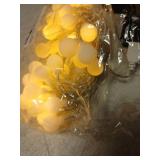 LED Globe String Lights - 40 Frosted Balls