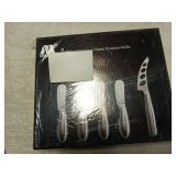 5-Piece Stainless Steel Cheese Knife Set