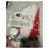 Floppy Eared Christmas Bunny Plush with Holiday Scarf