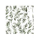 Livebor Green Leaf Wallpaper Peel and Stick Olive Leaf Contact Paper 17.7inch x 118.1inch Green Peel and Stick Wallpaper Modern Farmhouse Wall Paper for Bathroom Neutral Sage Decorative Vinyl-2 Rolls