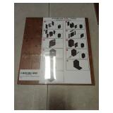 C4Labs Micro Travel Portable Dice Tower and Dice Vault | Fits Standard Seven Set of Dice (Walnut)