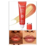 Lip Glowy Balm Strawberry: Lip Gloss Hydrate and Nourish with Natural Strawberry Extracts& Hyaluronic Acid Complex for Softening and Plumping Finish, Travel Size for Men and Women